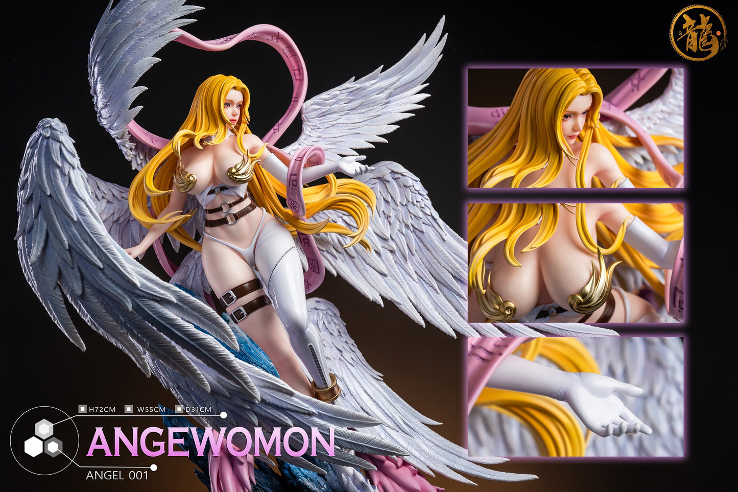 Dragon Studio - Digimon Angewomon & Lady Devimon | 数码宝贝天女兽&妖女兽