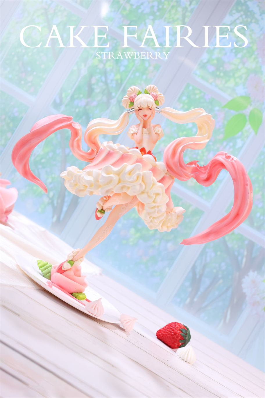 WeArtDoing Studio - Cake Fairies Strawberry & Matcha | 甜点精灵 芝士草莓 & 抹茶慕斯