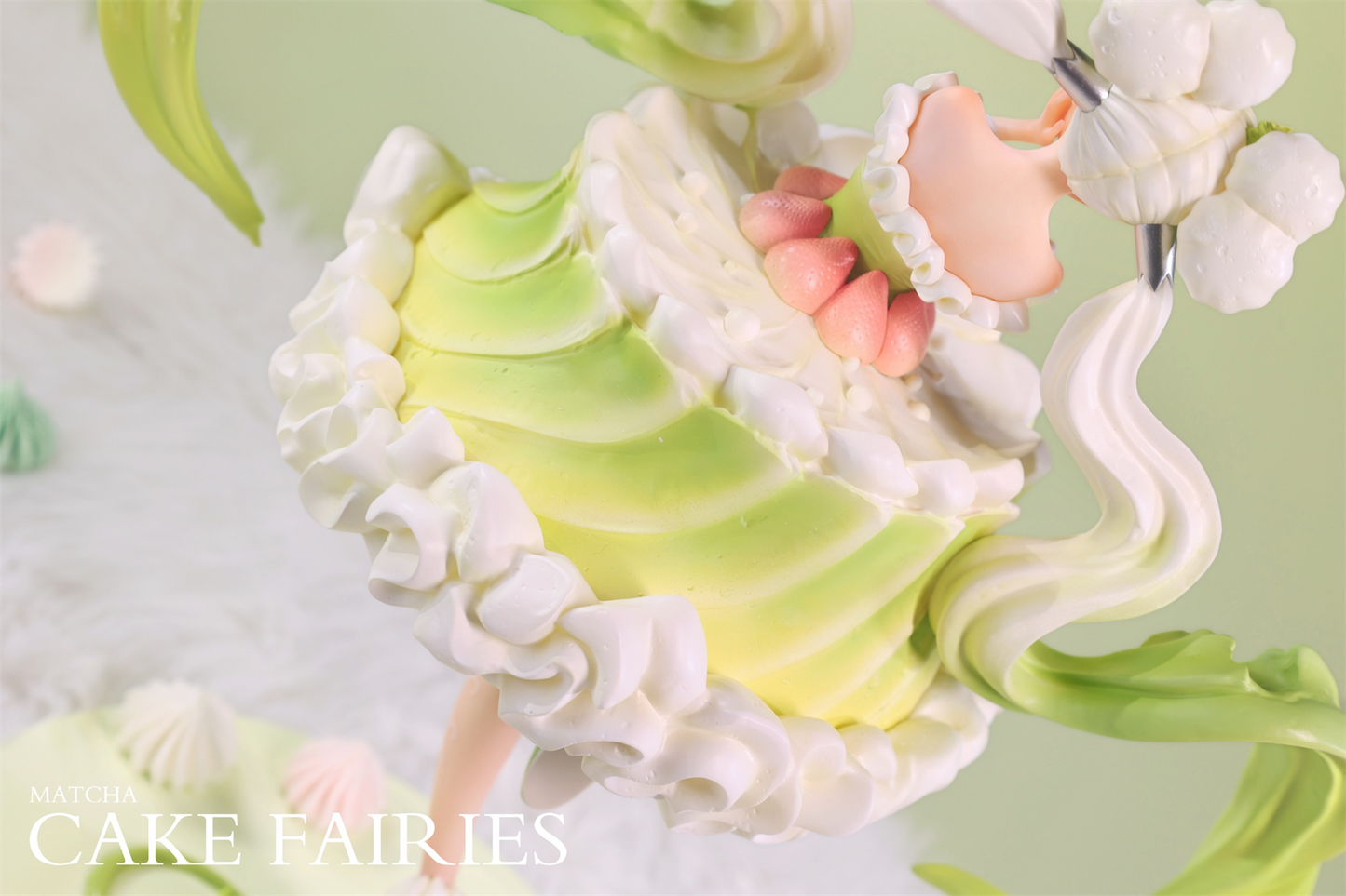 WeArtDoing Studio - Cake Fairies Strawberry & Matcha | 甜点精灵 芝士草莓 & 抹茶慕斯