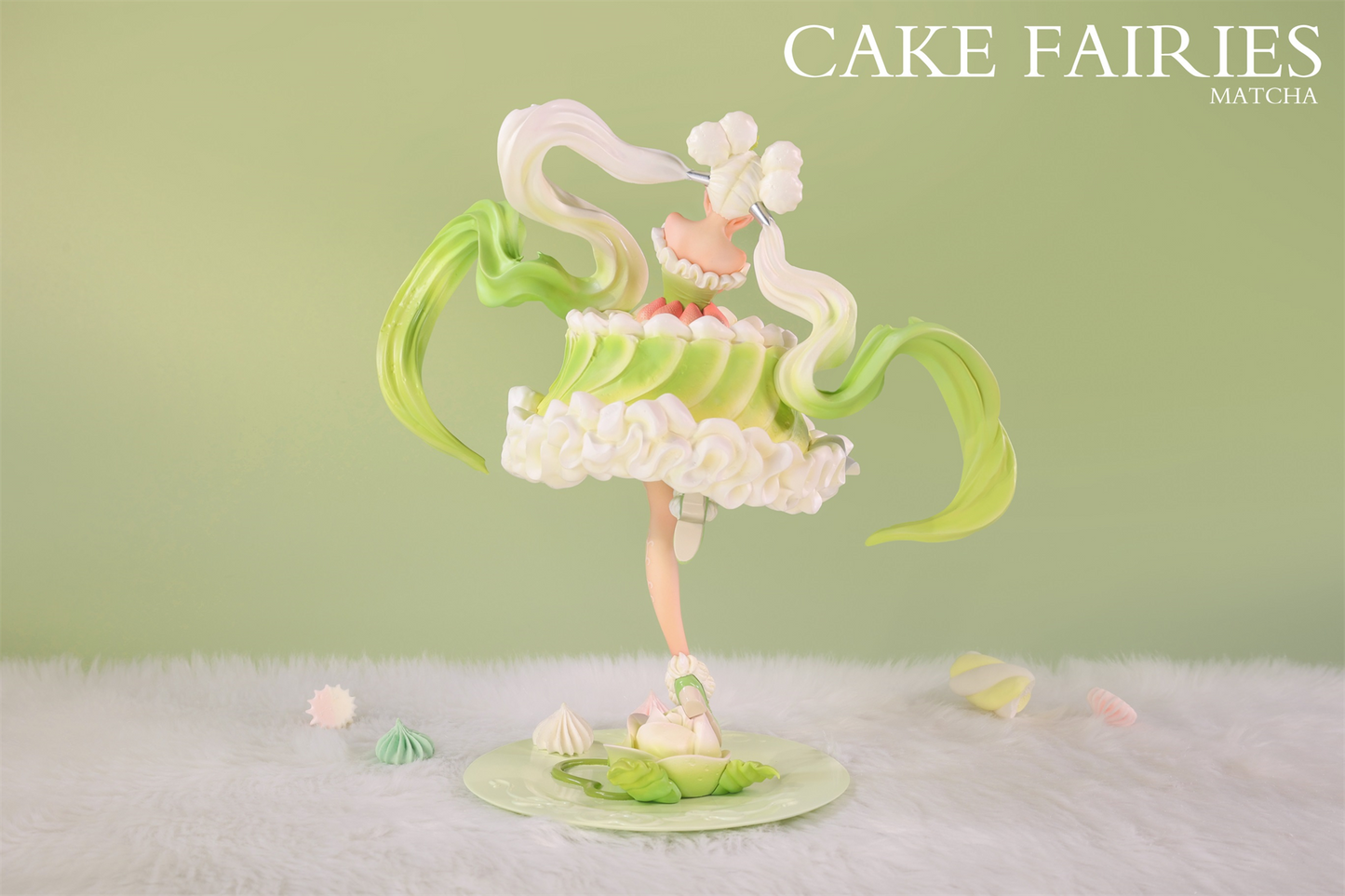 WeArtDoing Studio - Cake Fairies Strawberry & Matcha | 甜点精灵 芝士草莓 & 抹茶慕斯