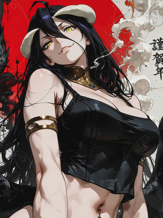 【Pre-sale】Decorative Painting of Kneeling Albedo-Overlord-XingKong Studio