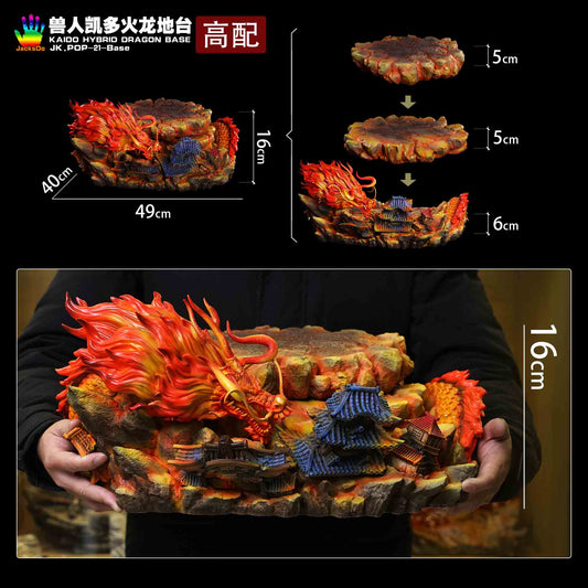 JacksDo Studio - Kaido Hibrida Draka Bazo | Kaido la Bestaĉulo Fajra Draka Platformo