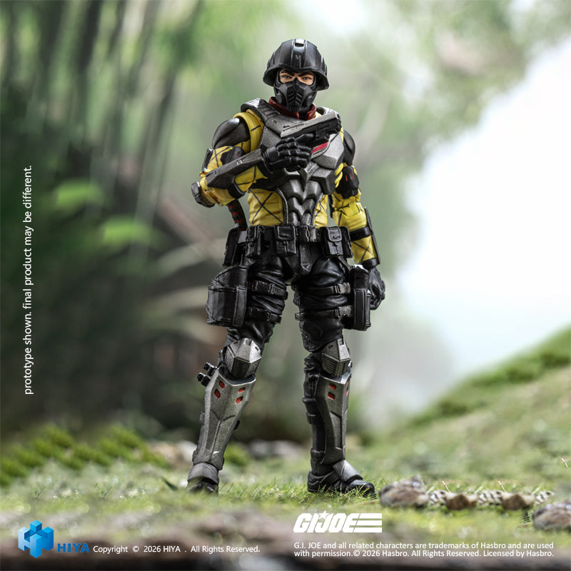 Hiya Toys - Exquisite Mini Series 1/18 Scale 4 Inch G.I.Joe Python Trooper Action Figure EMG0516 (Licensed)
