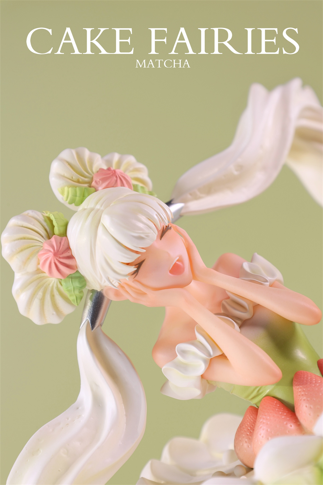 WeArtDoing Studio - Cake Fairies Strawberry & Matcha | 甜点精灵 芝士草莓 & 抹茶慕斯