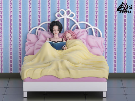 【Pre-sale】1/6 Scale Story Telling Bedding Time Oosaki Nana and Komatsu Nana-Nana-BLACK Studio