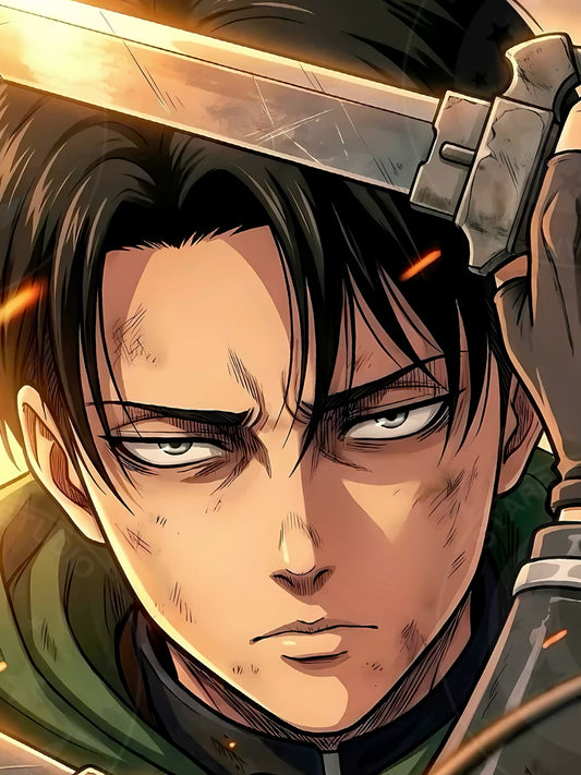 【Pre-sale】Decorative Painting of Fire Levi-Attack on Titan-XingKong Studio