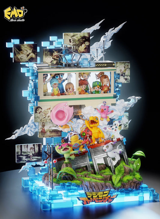 【Pre-sale】The First Generation of Digimon with LED-Digimon Adventure-EMO Studio