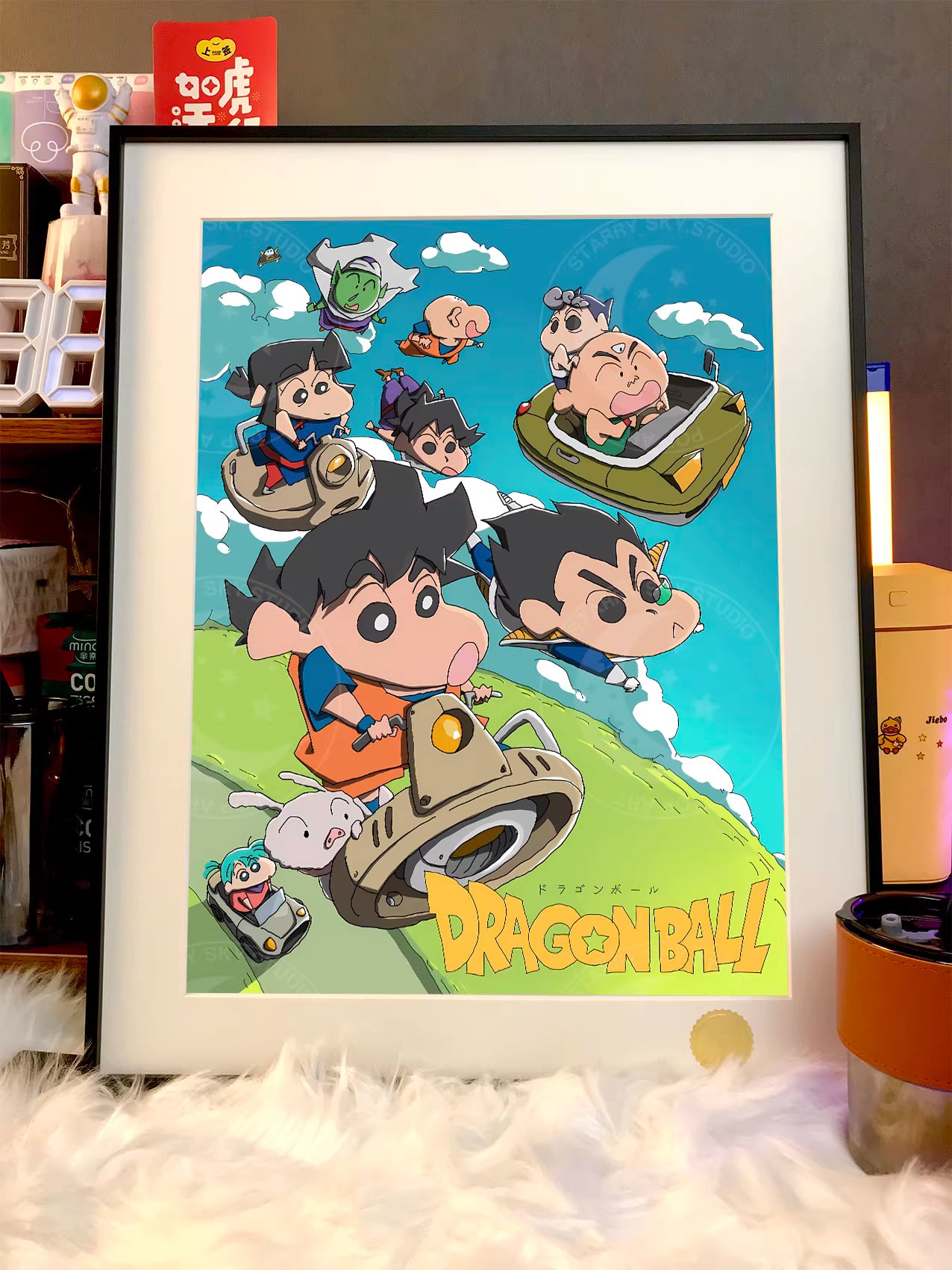 【Pre-sale】Decorative Painting of Dragon Ball Version Crayon Shin-chan-XingKong Studio