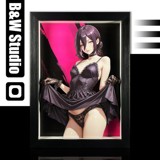 【Pre-sale】Decorative Painting of Reze-Black and White Studio