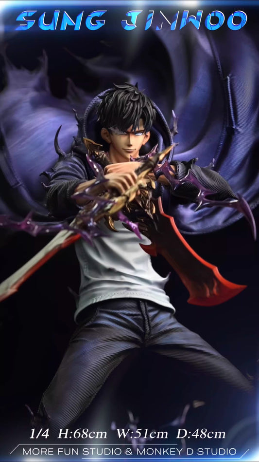 【Pre-sale】1/4 Scale Sung Jin Woo with LED-More Fun Studio×Monkey D. Studio