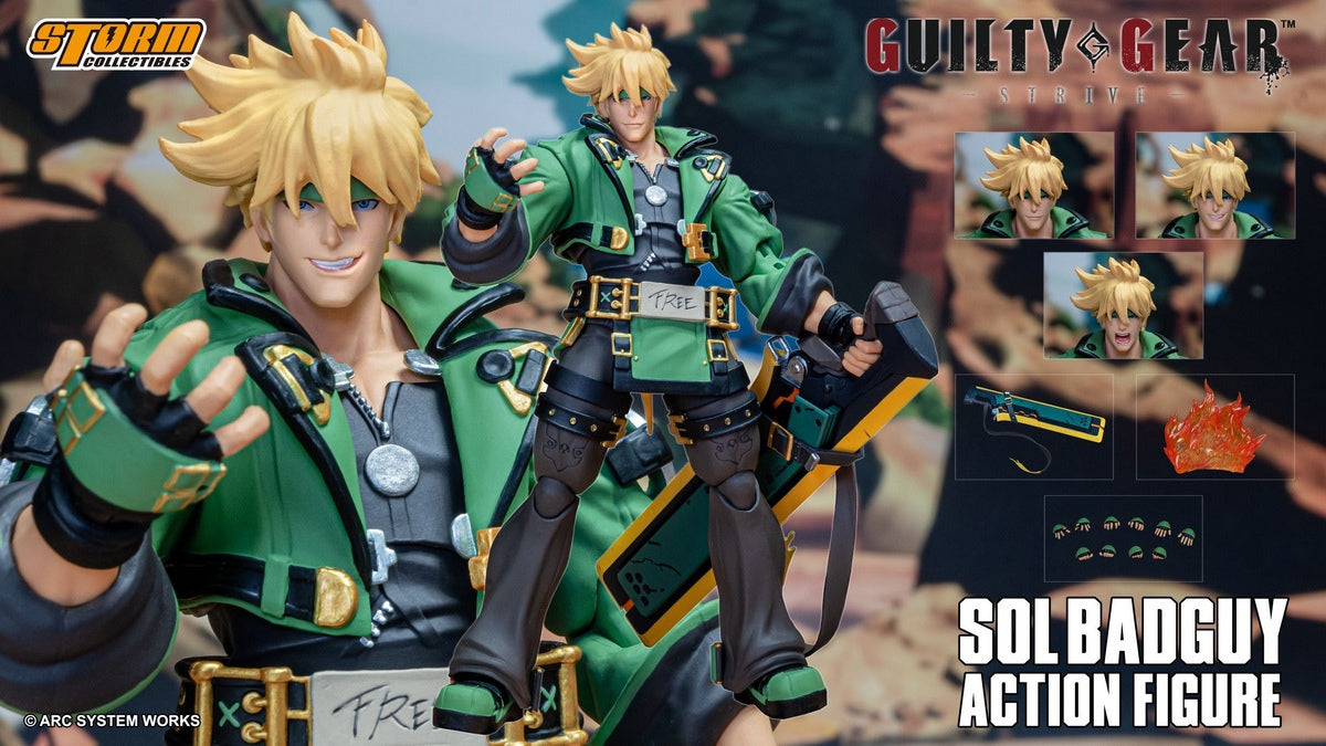 Storm Toys - Guilty Gear Sol Badguy Action Figure ACSB01GN (Licensed)