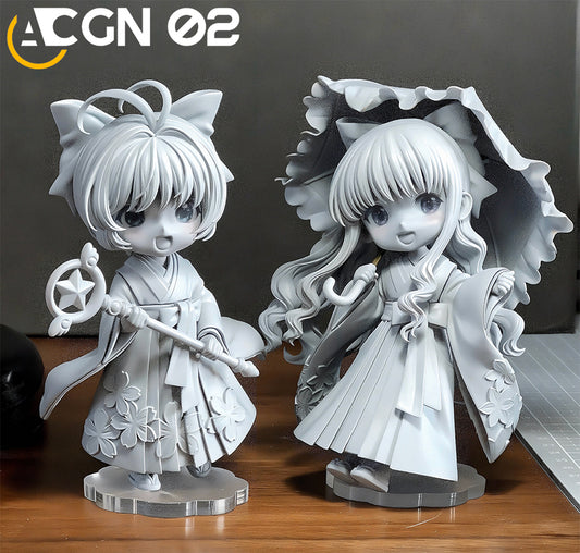 【Pre-sale】Q Version Sakura and Tomoyo Daidoji 2.0-ACGN 02 Studio