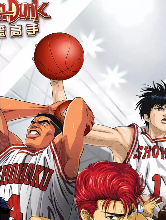 【Pre-sale】Decorative Painting of White Clothes Hanamichi Sakuragi, Kaede Rukawa, Tsuyoshi Akagi, Hisashi Miyagi and Ryota Miyagi-Slam Dunk-XingKong Studio