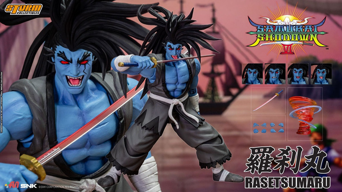Storm Toys - Samurai Shodown IV Rasetsumaru 1/12 Scale Action Figure SNSS03BU (Licensed)