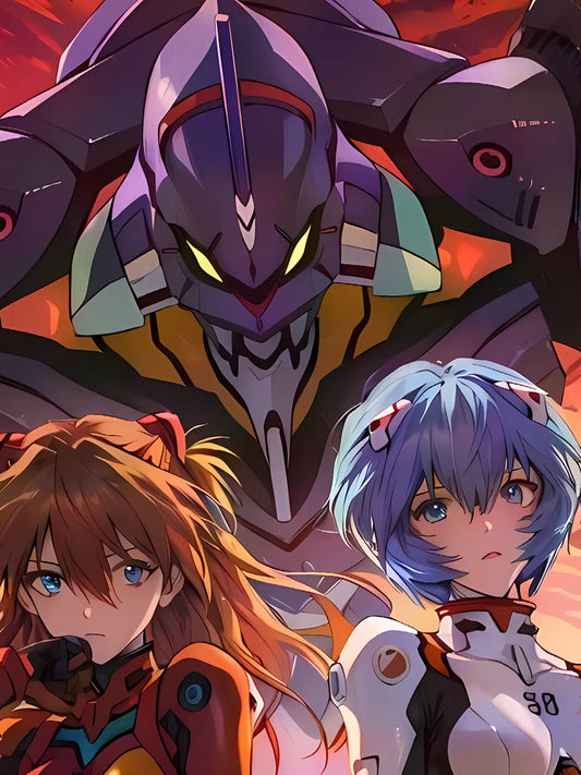 【Pre-sale】Decorative Painting of Asuka Langley Soryu and Ayanami Rei-XingKong Studio