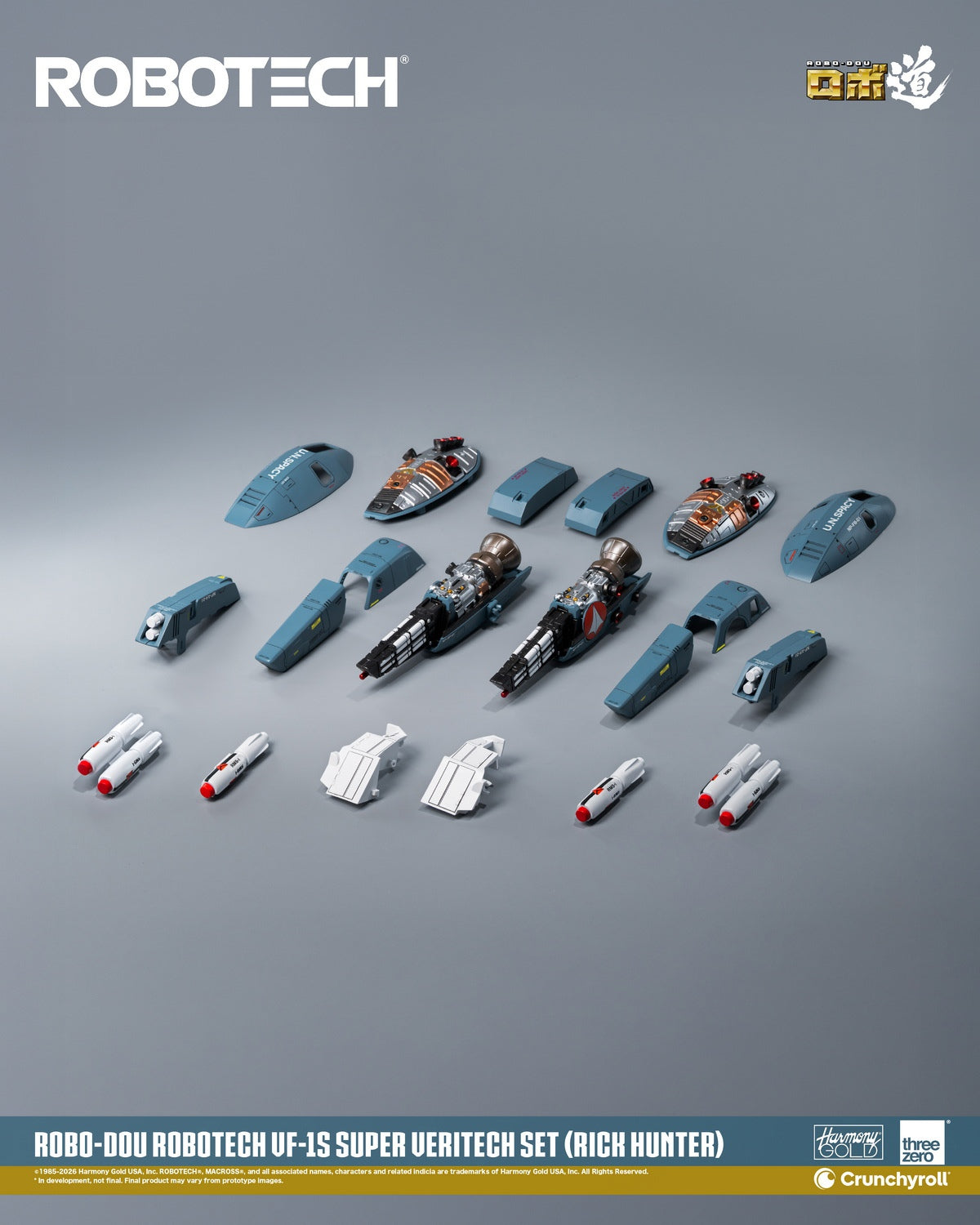Threezero - ROBOTECH ROBO-DOU ROBOTECH VF-1S Super Veritech Set (RICK HUNTER) 3Z03070W0 (Licensed)