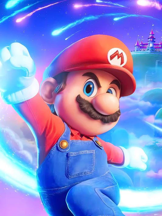 【Pre-sale】Decorative Painting of Galaxy Mario-XingKong Studio