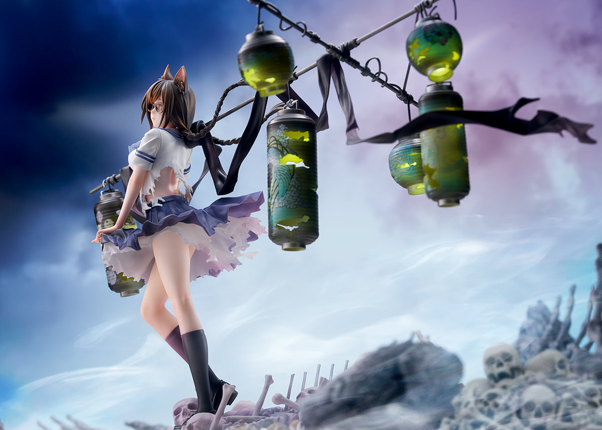 QuesQ - Comic "Bakemonogatari" Tsubasa Hanekawa 1/7 Complete Figure (Licensed)