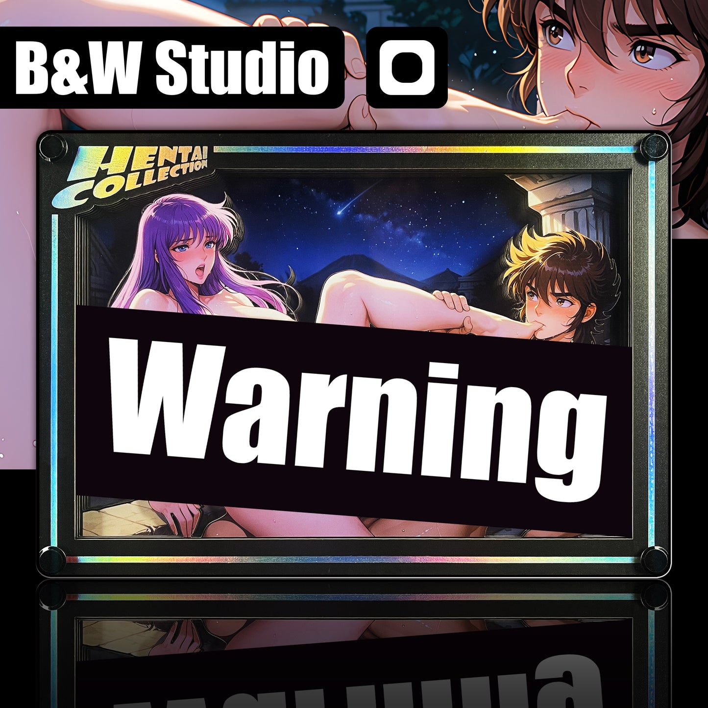 B&W Studio - Ben's Delusion World Series Desktop Decor Card #37 Athena X Seiya Saint Seiya