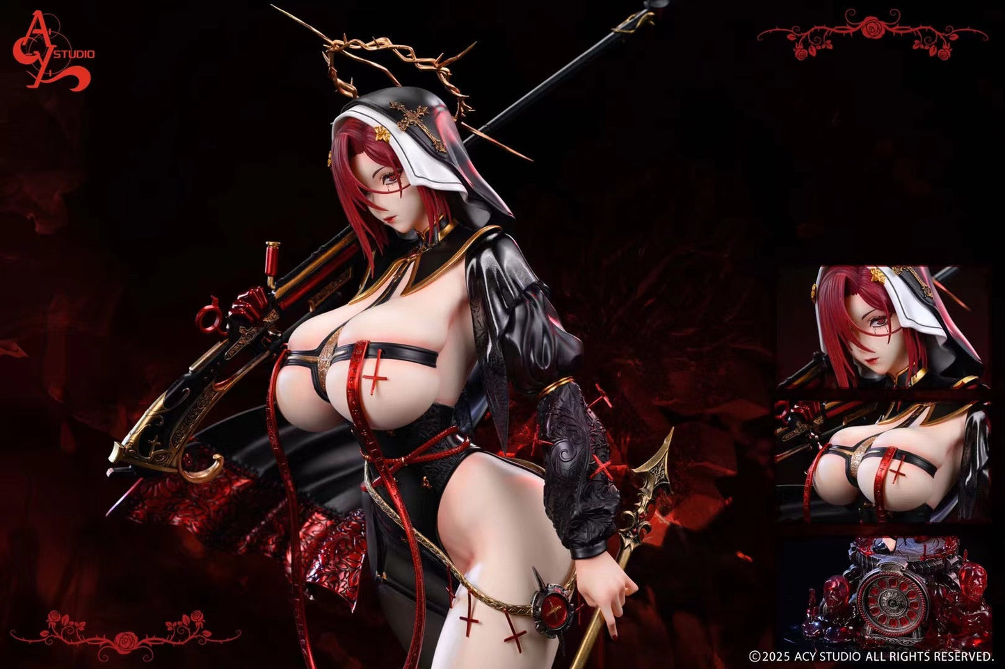 ACY Studio - OC Battle Nun | OC 战斗修女