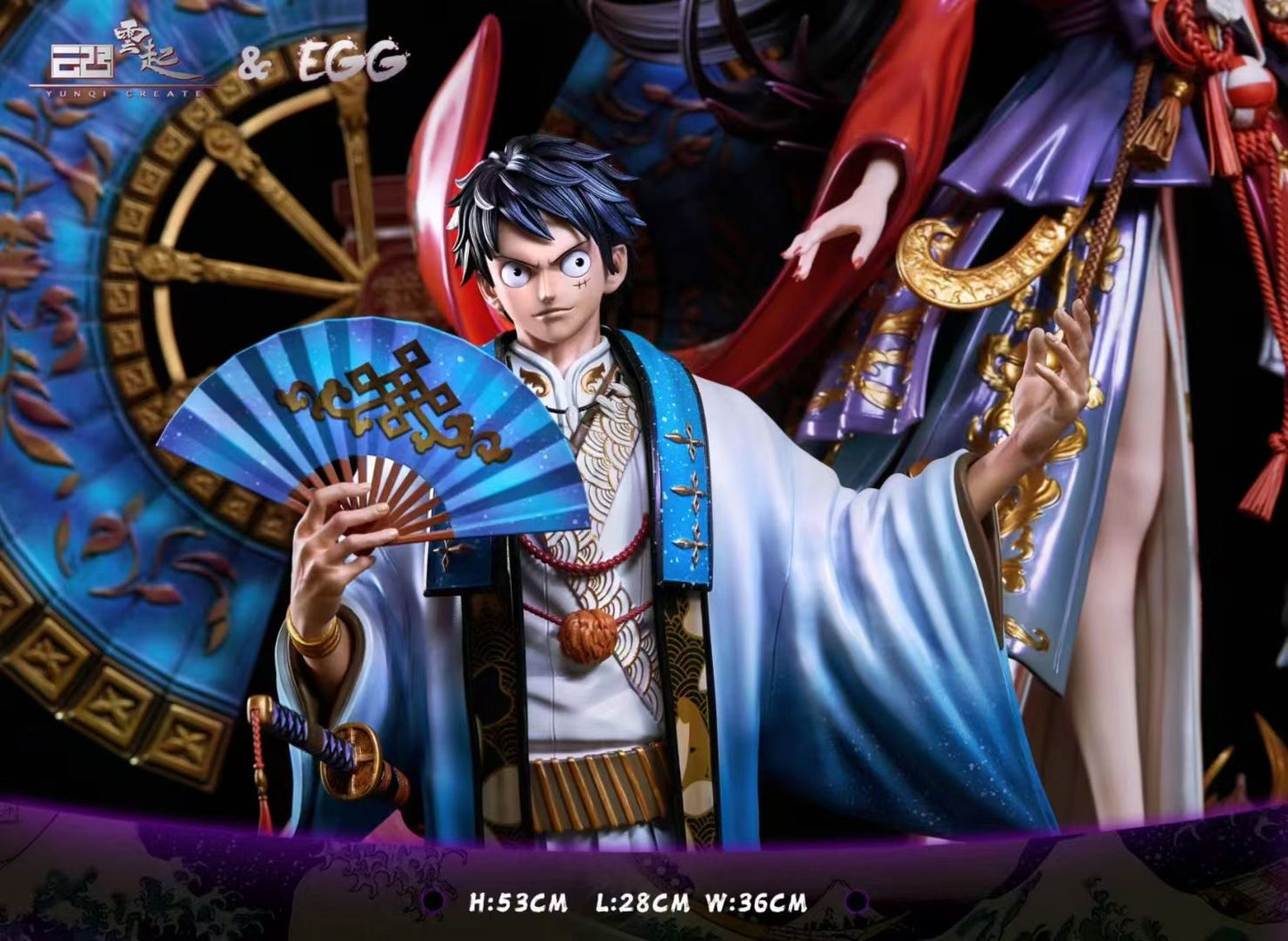 Yunqi x EGG Studio - Chinese Style Luffy & Boa Hancock | 朝颜暮辞 路飞 & 女帝