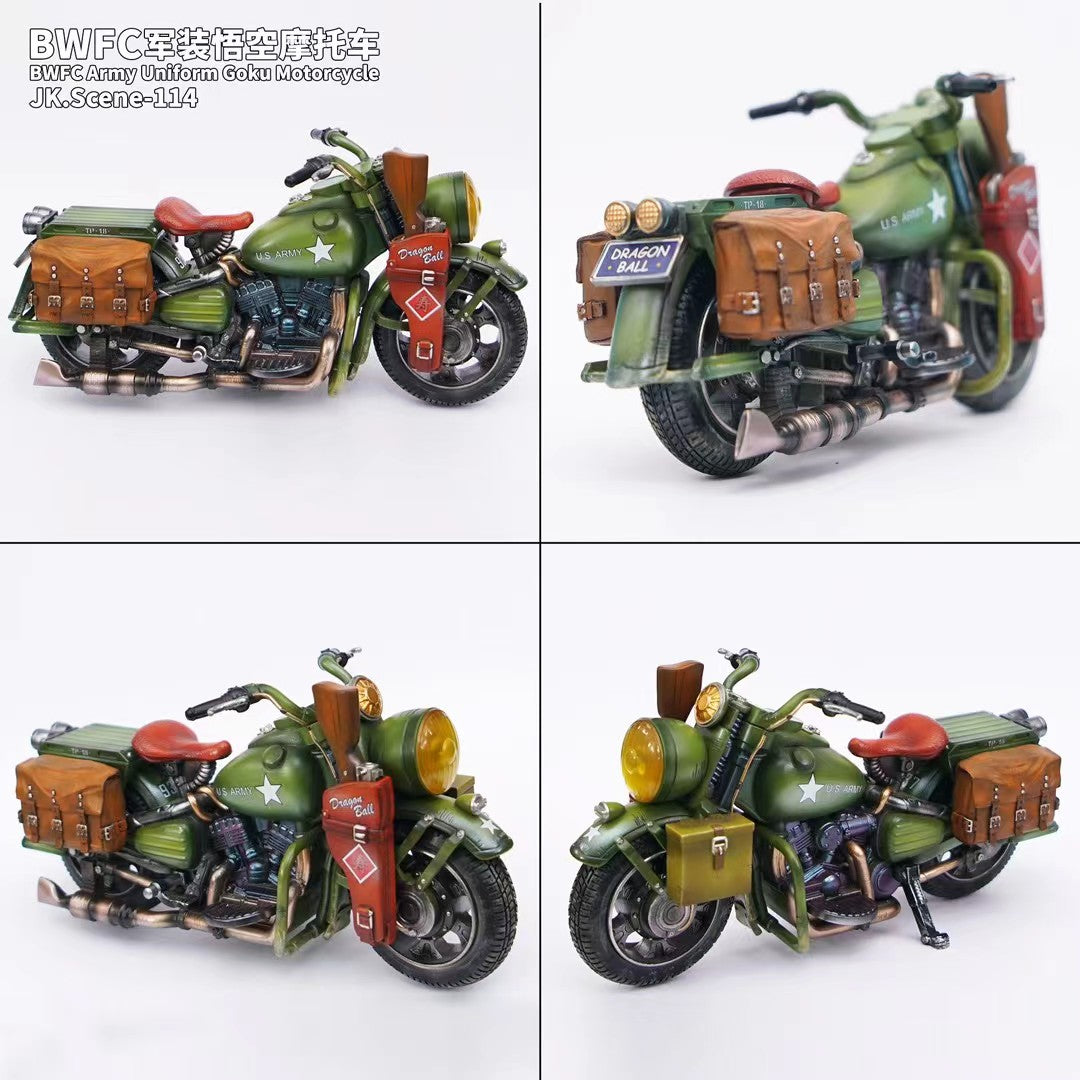 Jacksdo Studio - BWFC Army Uniform Goku Motorcycle JK.Scene-114 | 军装摩托车 JK.Scene-114