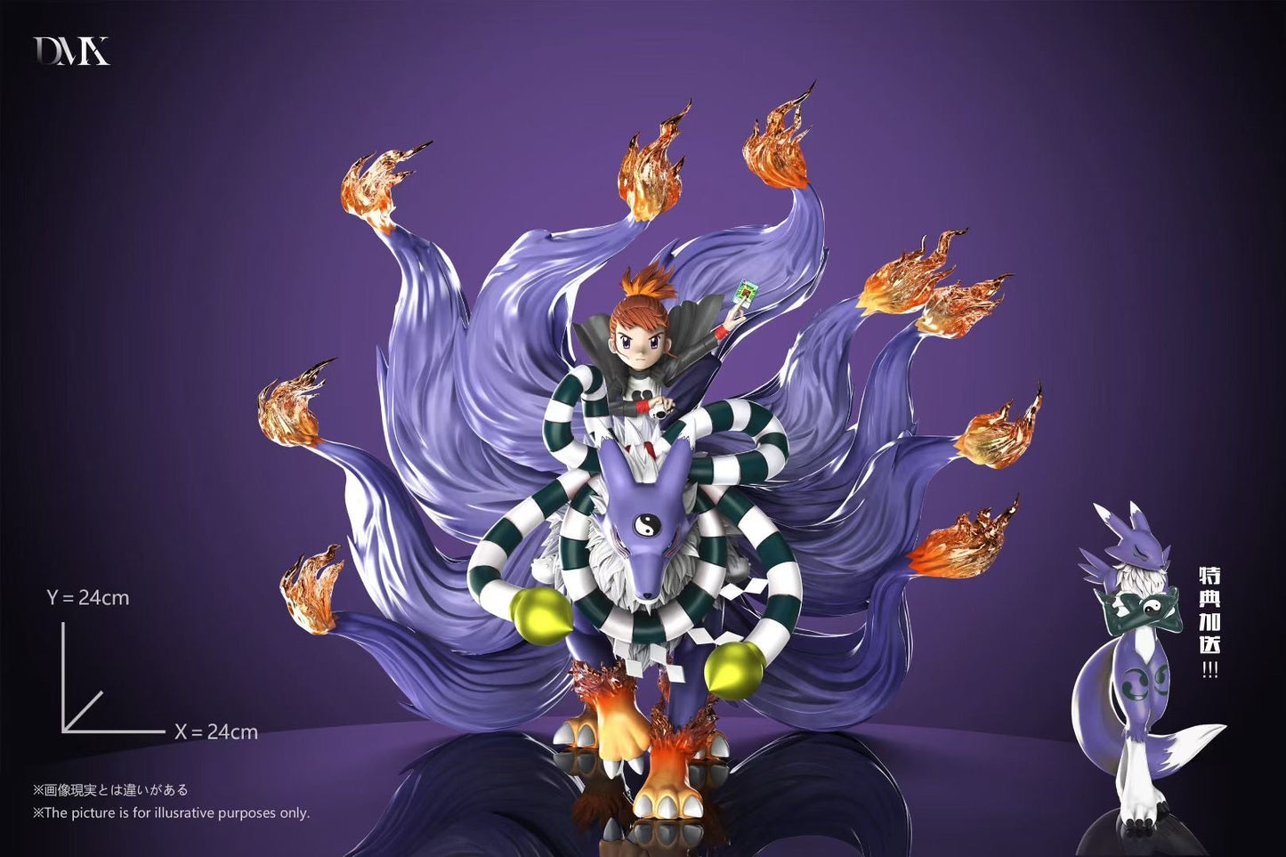 DMX Studio - Digimon Tamers Kyubimon, Ruki, Renamon | 九尾狐, 留姬, 妖狐兽