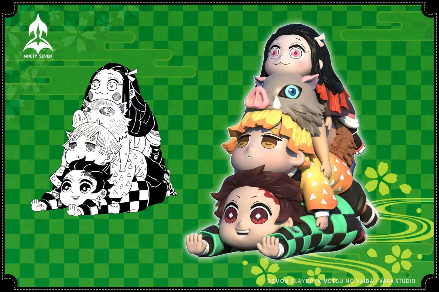 Ninety Seven Studio - Stackable Demon Slayer | 鬼灭之刃叠叠乐