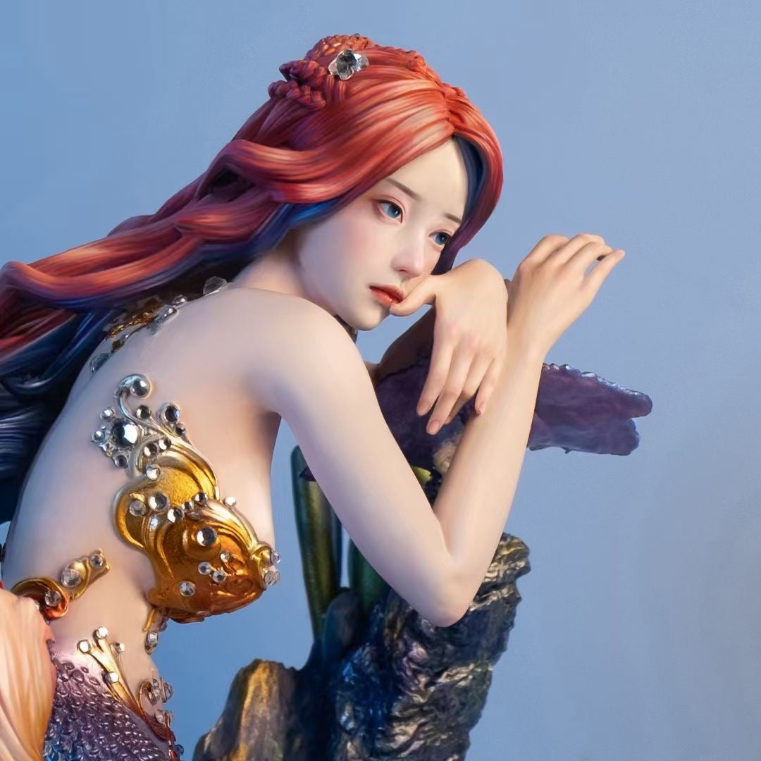 Xun Se Studio - Art Statue Mermaid The Daughter of Sea | 艺术雕像 海的女儿 美人鱼
