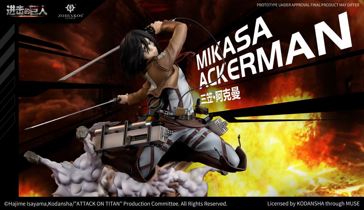 Zodiakos Studio - Licensed Mikasa Ackerman | 版权 三笠·阿克曼