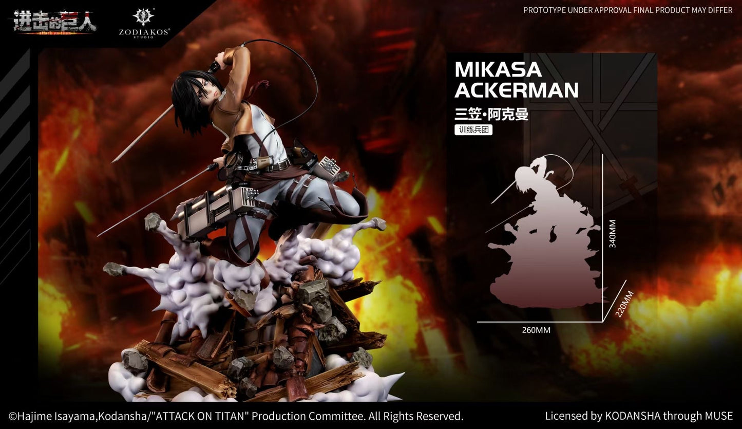 Zodiakos Studio - Licensed Mikasa Ackerman | 版权 三笠·阿克曼