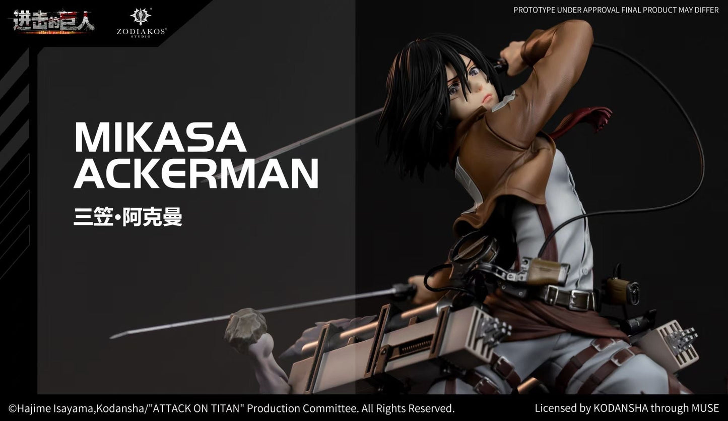 Zodiakos Studio - Licensed Mikasa Ackerman | 版权 三笠·阿克曼