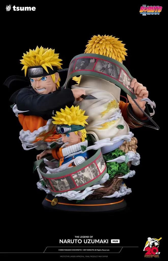 Tsume Studio - Licensed Naruto Uzumaki Bust | 版权漩涡鸣人胸像