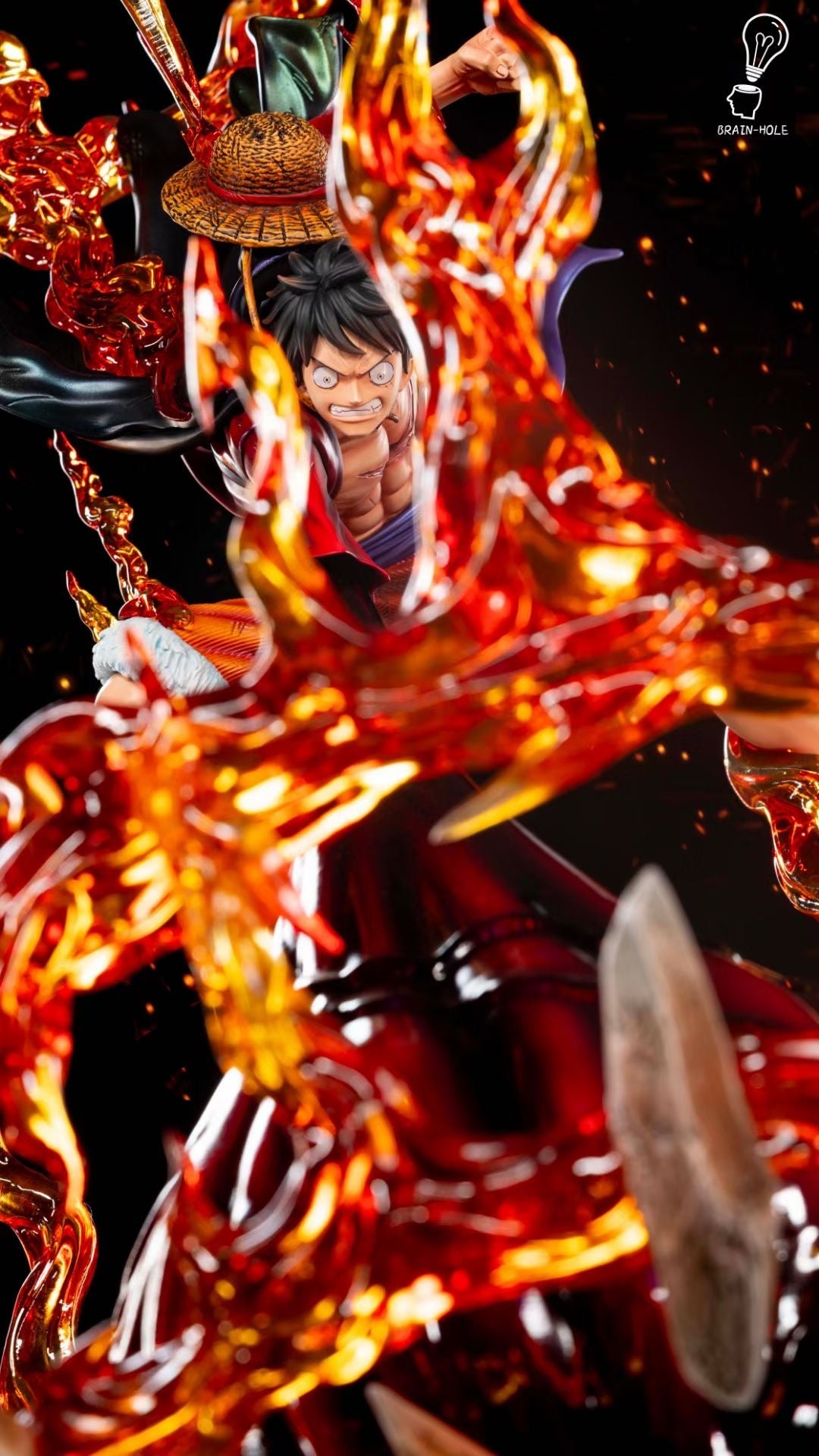 Brain Hole Studio - Red Roc Luffy | 业火拳枪 路飞