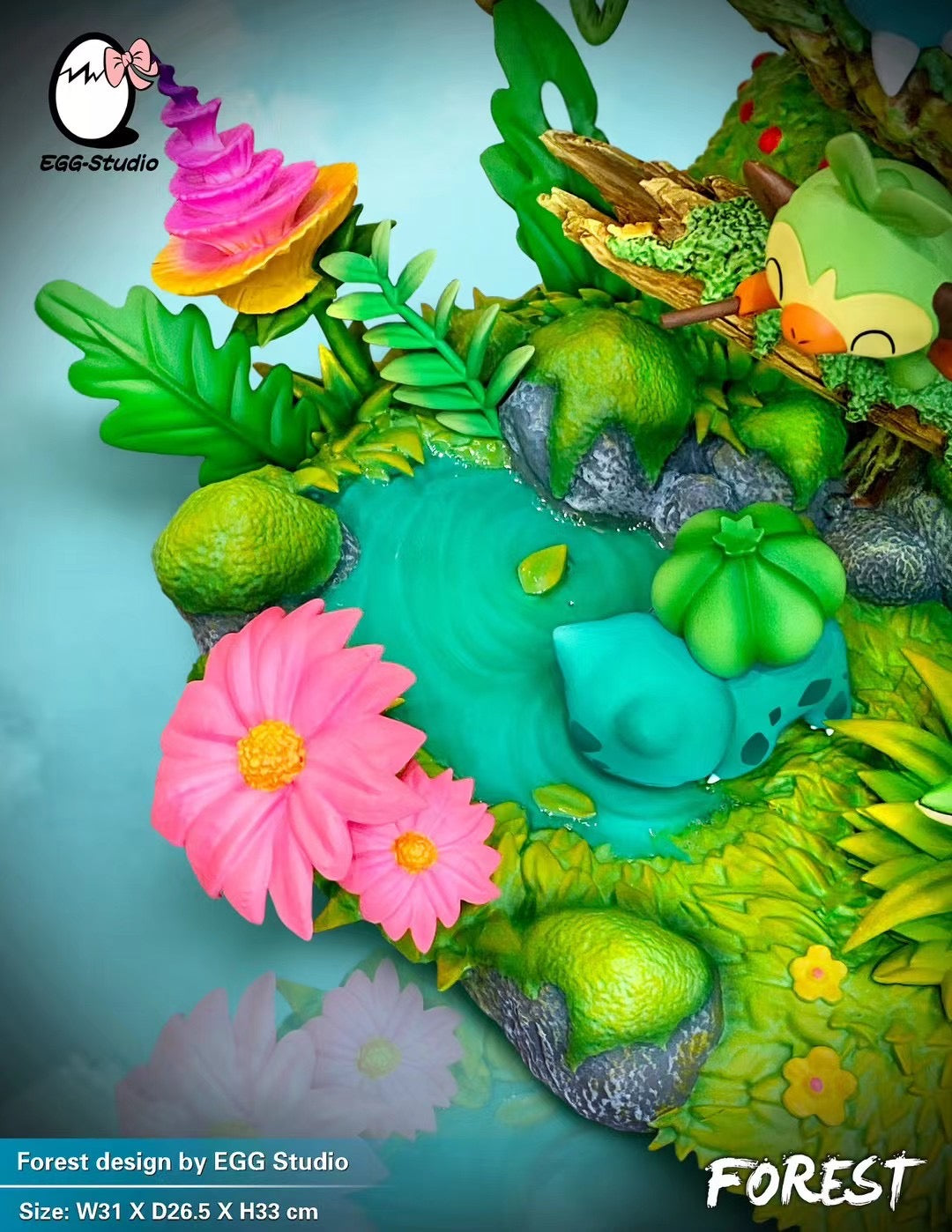 Egg Studio - Forrest Venusaur Glass Type Pokemon | 森林妙蛙花 草系宝可梦
