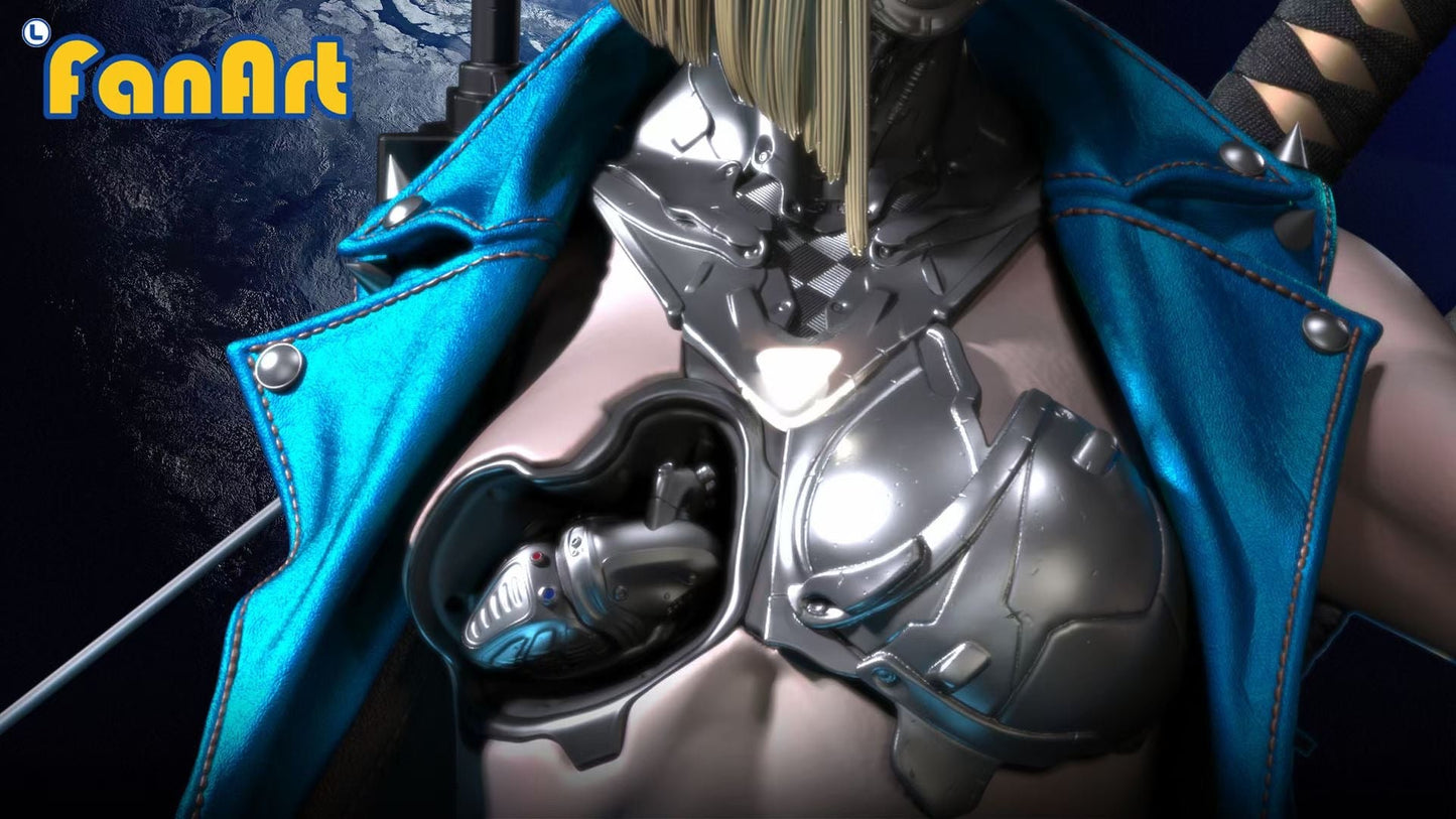 Fanart Studio - Cyberpunk Android 18 | 赛博朋克 Android 18号