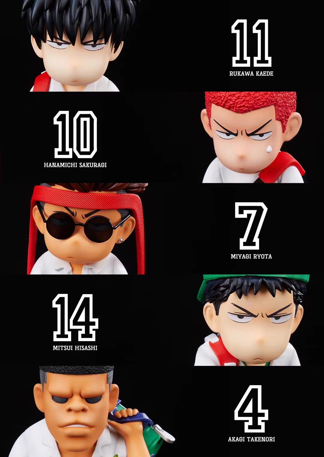 Infinite Studio - Q Slam Dunk Shohoku Team | Q版 灌篮高手湘北五虎