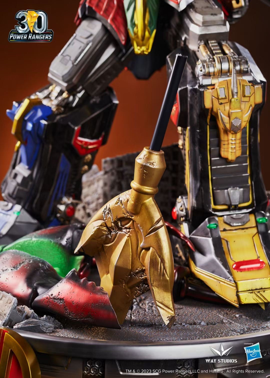 Way Studio - Licensed 30 Years Anniversary Power Rangers Megazord | 30周年恐龙战队迈克佐德