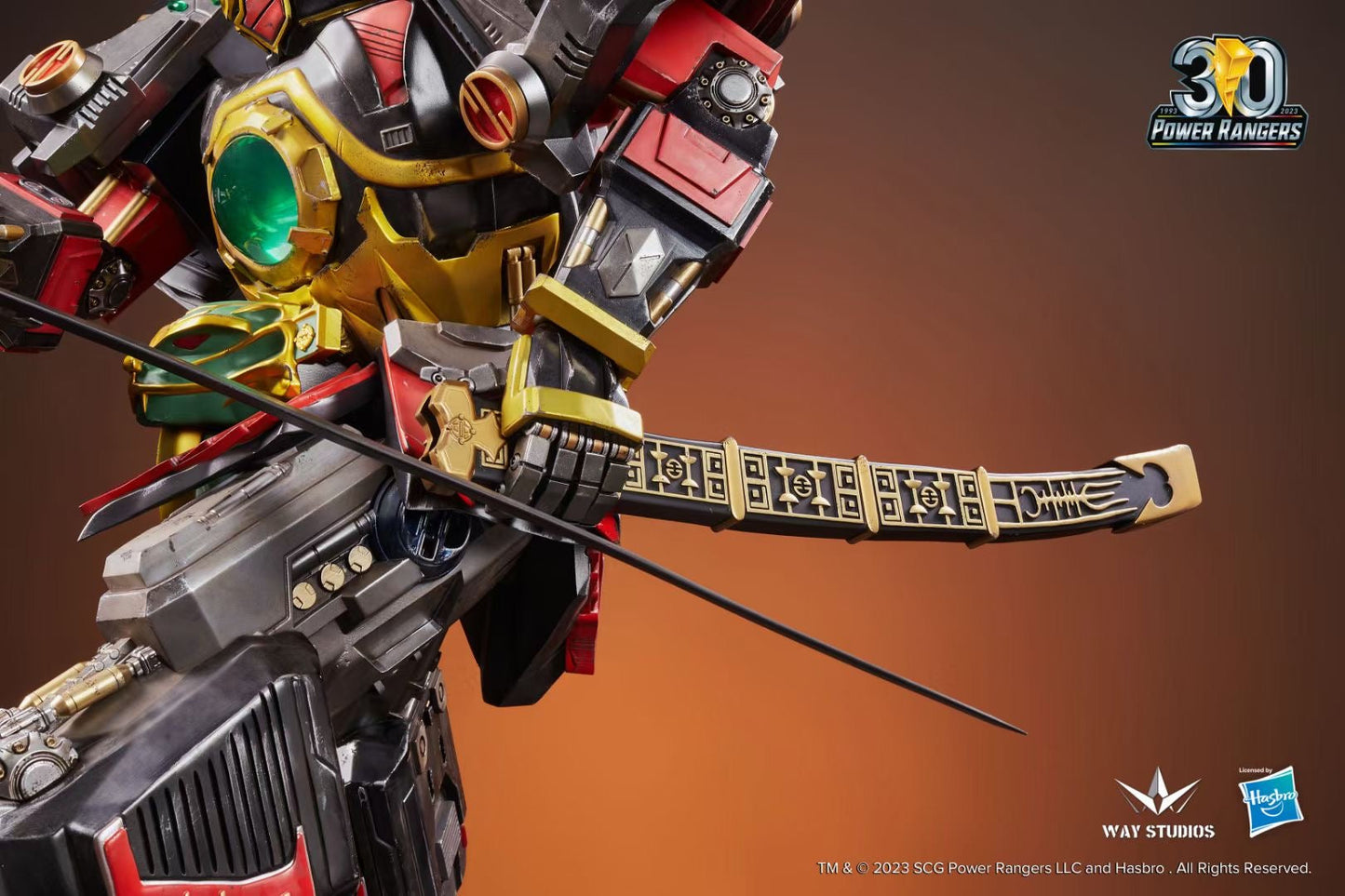 Way Studio - Licensed 30 Years Anniversary Power Rangers Megazord | 30周年恐龙战队迈克佐德