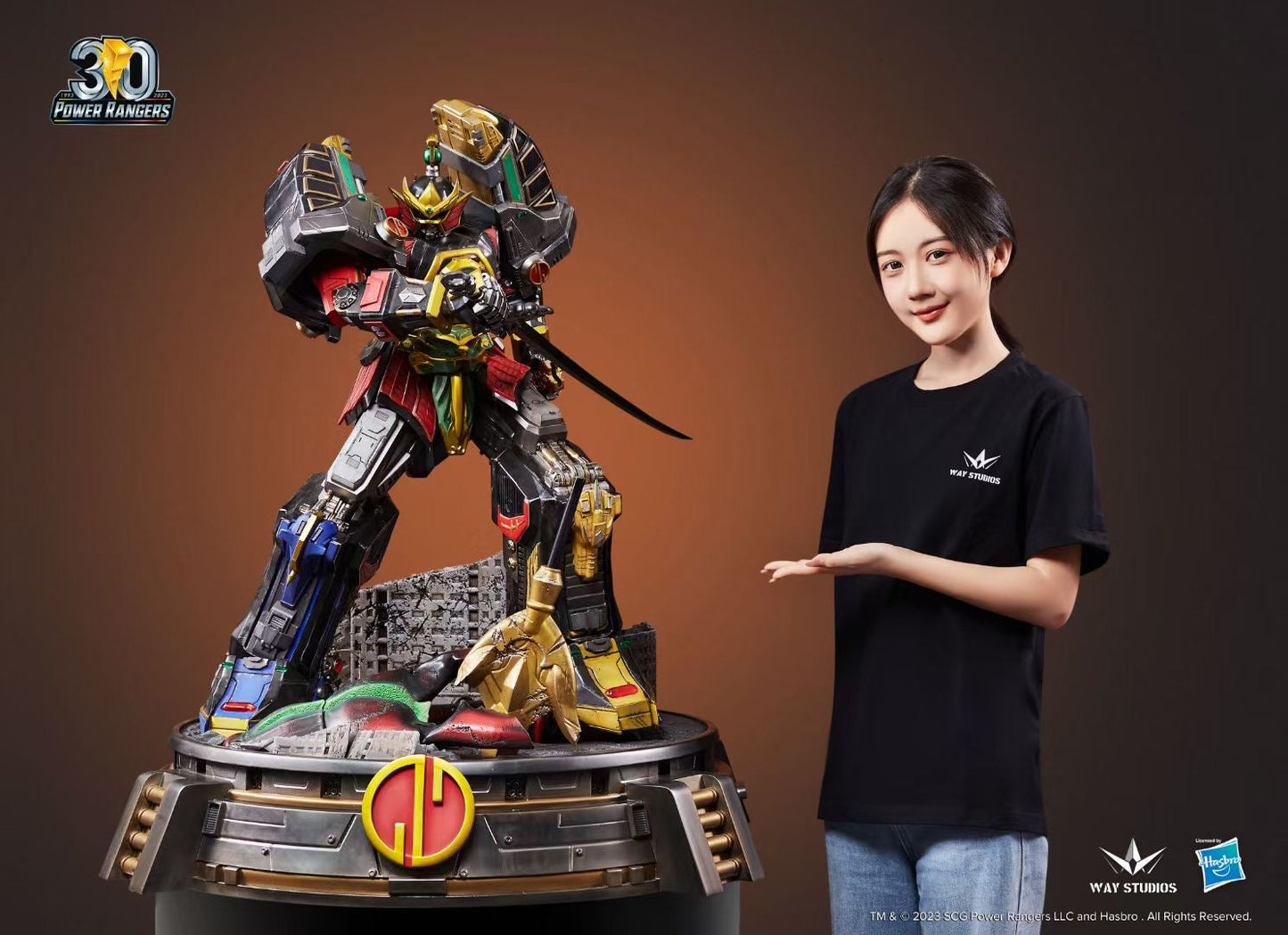 Way Studio - Licensed 30 Years Anniversary Power Rangers Megazord | 30周年恐龙战队迈克佐德