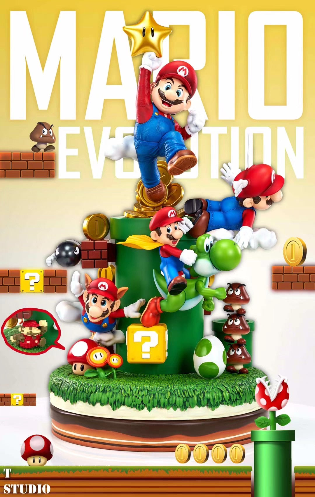 T Studio - Super Mario Evolution | 马里奥进化集合