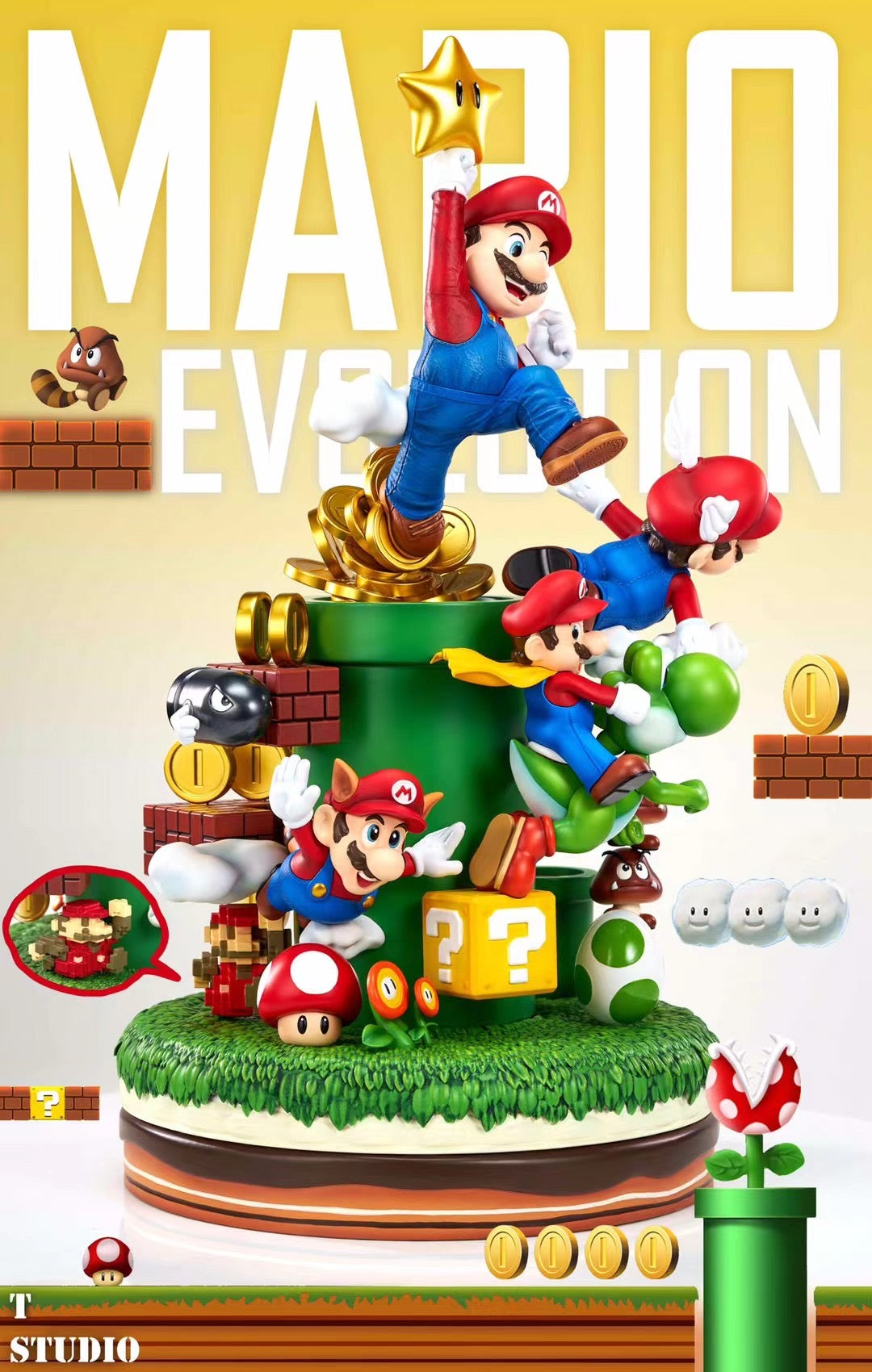 T Studio - Super Mario Evolution | 马里奥进化集合