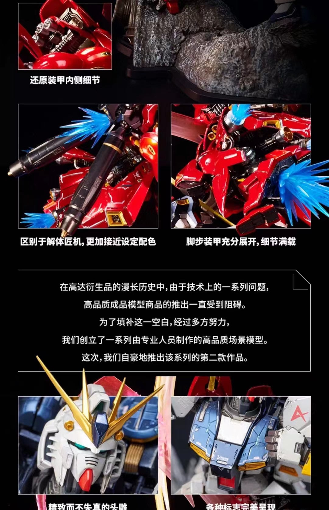 Bandai Namco - Licensed Gundam vs Sazabi | 版权高达vs沙薩比