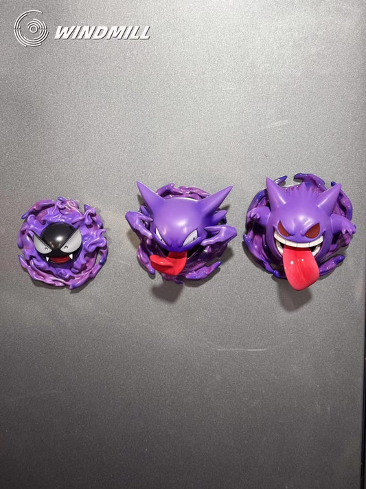 Windmill Studio - Gengar, Gastly & Haunter | 耿鬼, 鬼斯通 & 鬼斯