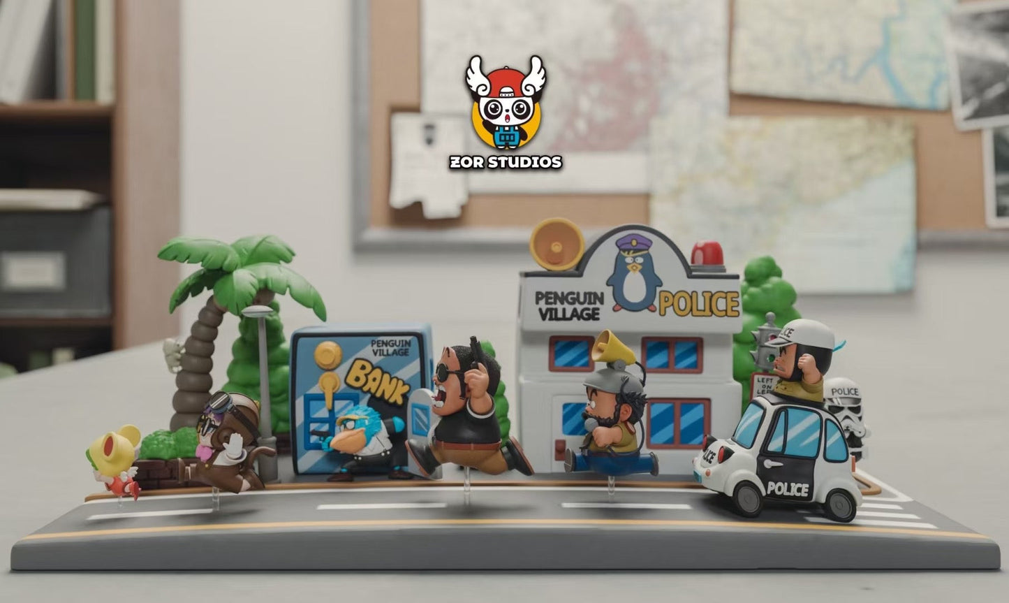 ZOR Studio - Running Penguin Village (Part 2) Bank & Police Station | 奔跑企鹅村(第二弹) 银行&警署