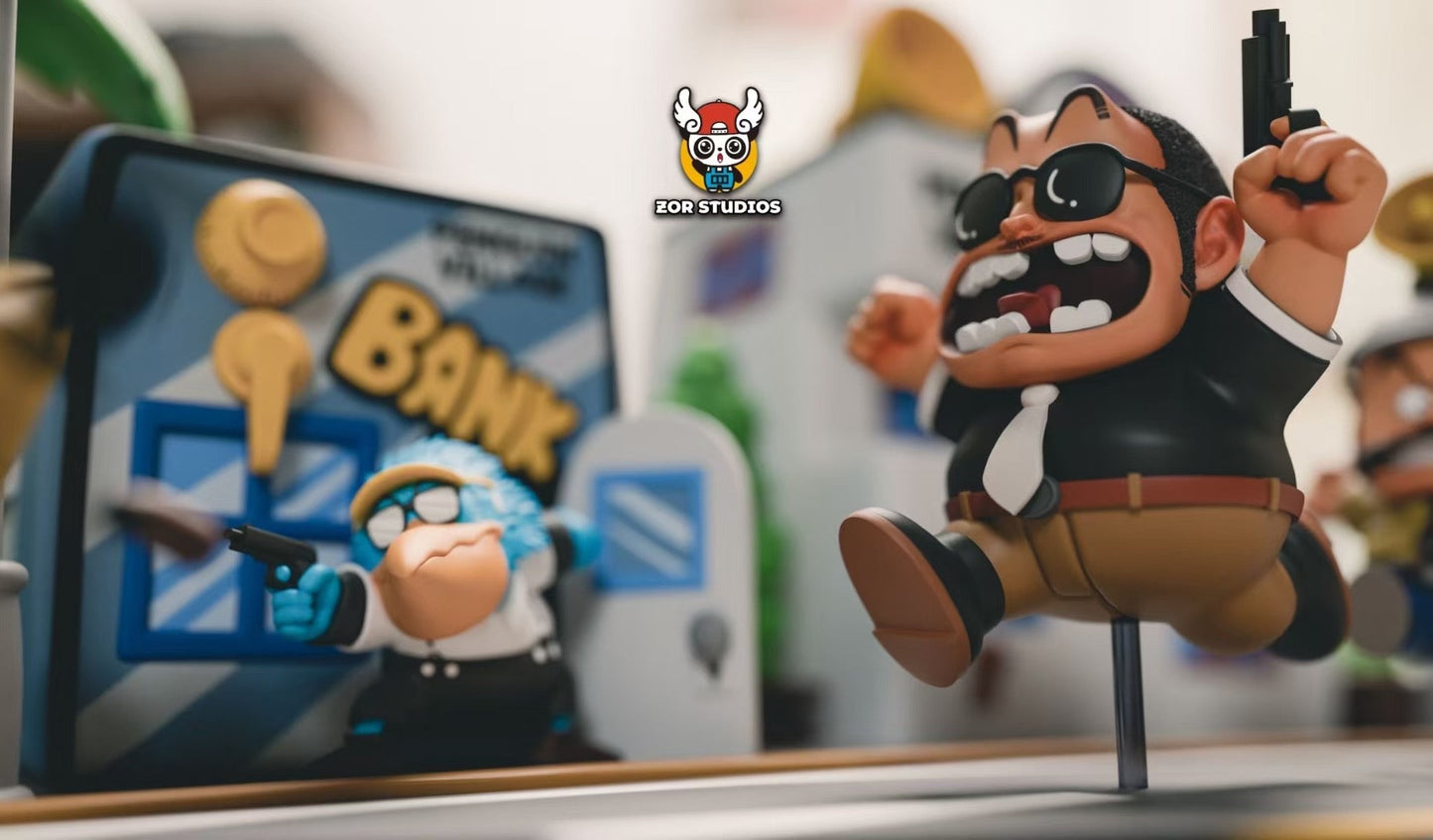 ZOR Studio - Running Penguin Village (Part 2) Bank & Police Station | 奔跑企鹅村(第二弹) 银行&警署