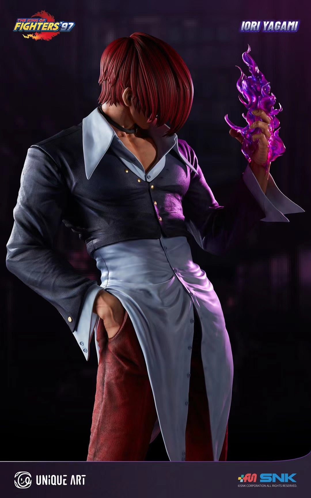 Unique Art Studio - Licensed King of Fighters Iori Yagami | 版权 拳皇 八神 庵