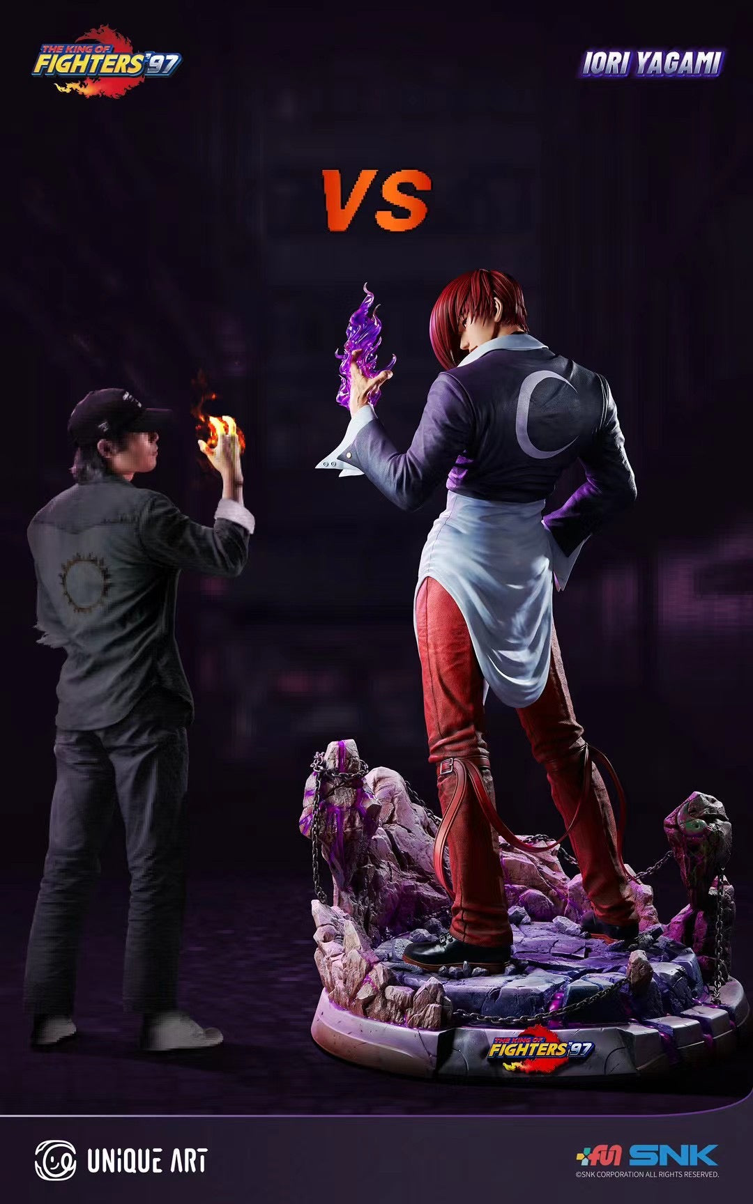 Unique Art Studio - Licensed King of Fighters Iori Yagami | 版权 拳皇 八神 庵