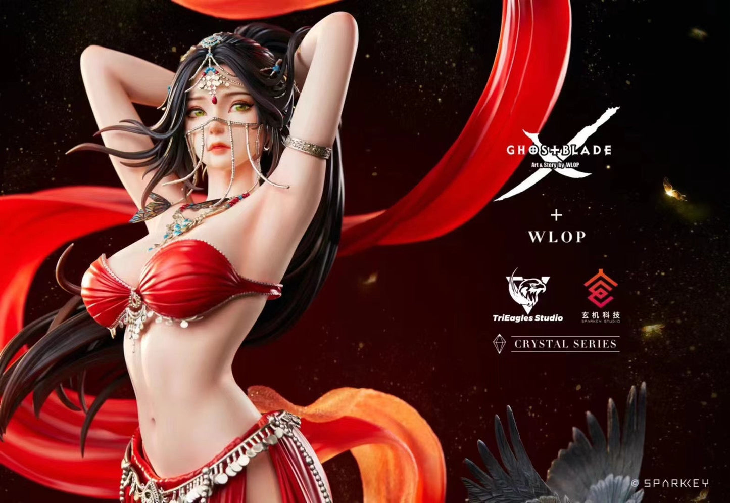 TriEagles x WLOP - Licensed GhostBlade Princess Aeolian Feng Ling Wind Dragging | 版权 鬼刀 风玲公主 风曳