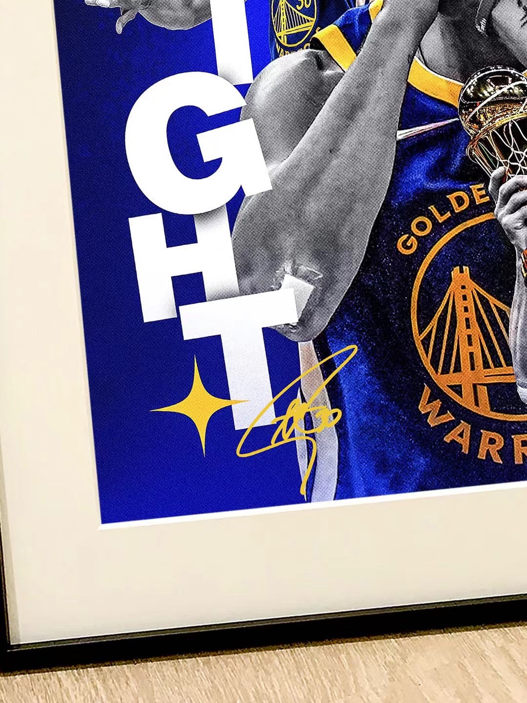 Starry Sky - NBA Stephen Curry (Decorative Art Painting) | NBA 斯蒂芬·库里 (装饰画)